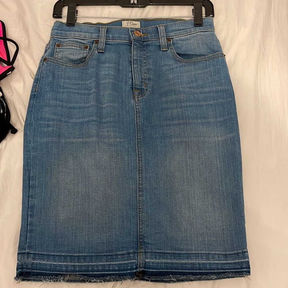 jean skirt